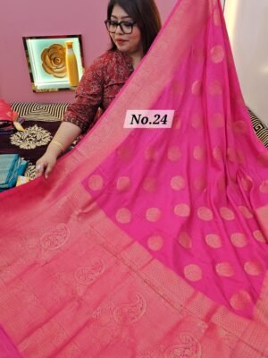10TH APRIL LIVE – SOFT SILK MASLIN SAREE (NO.24)