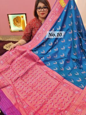 10TH APRIL LIVE – SOFT SILK KANJIVARAM SAREE (NO.10)