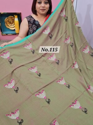 7TH APRIL 2NDLIVE – PURE BENGAL HANDLOOM SAREE (NO.115)