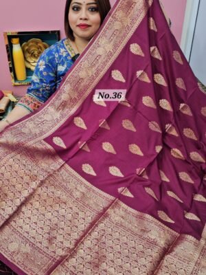 14TH APRIL 2NDLIVE - SOFT MATKA SILK SAREE (NO.36)
