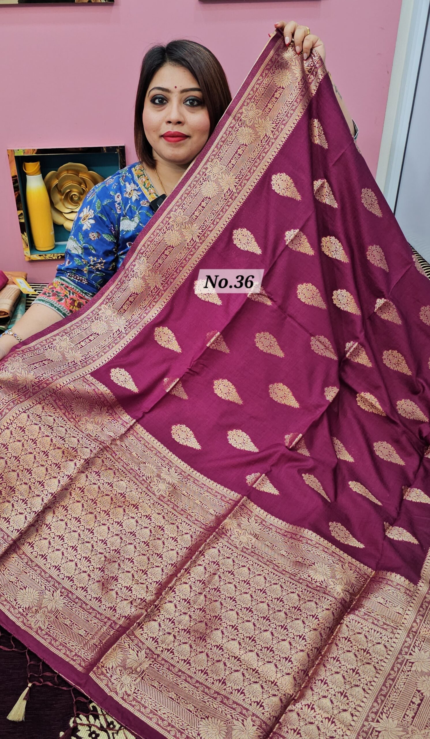 14TH APRIL 2NDLIVE - SOFT MATKA SILK SAREE (NO.36)