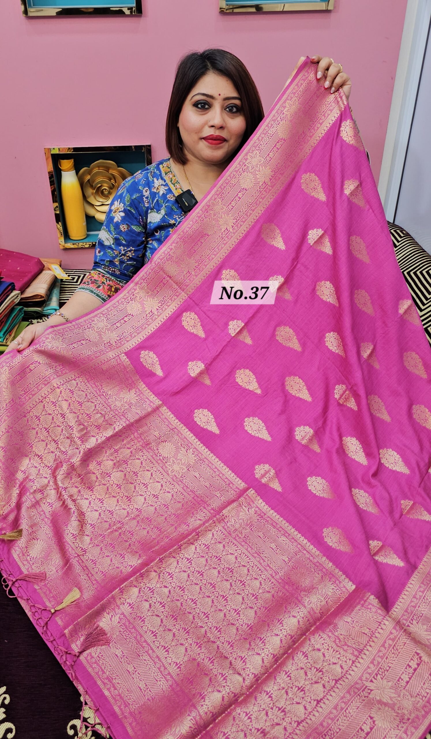 14TH APRIL 2NDLIVE - SOFT MATKA SILK SAREE (NO.37)