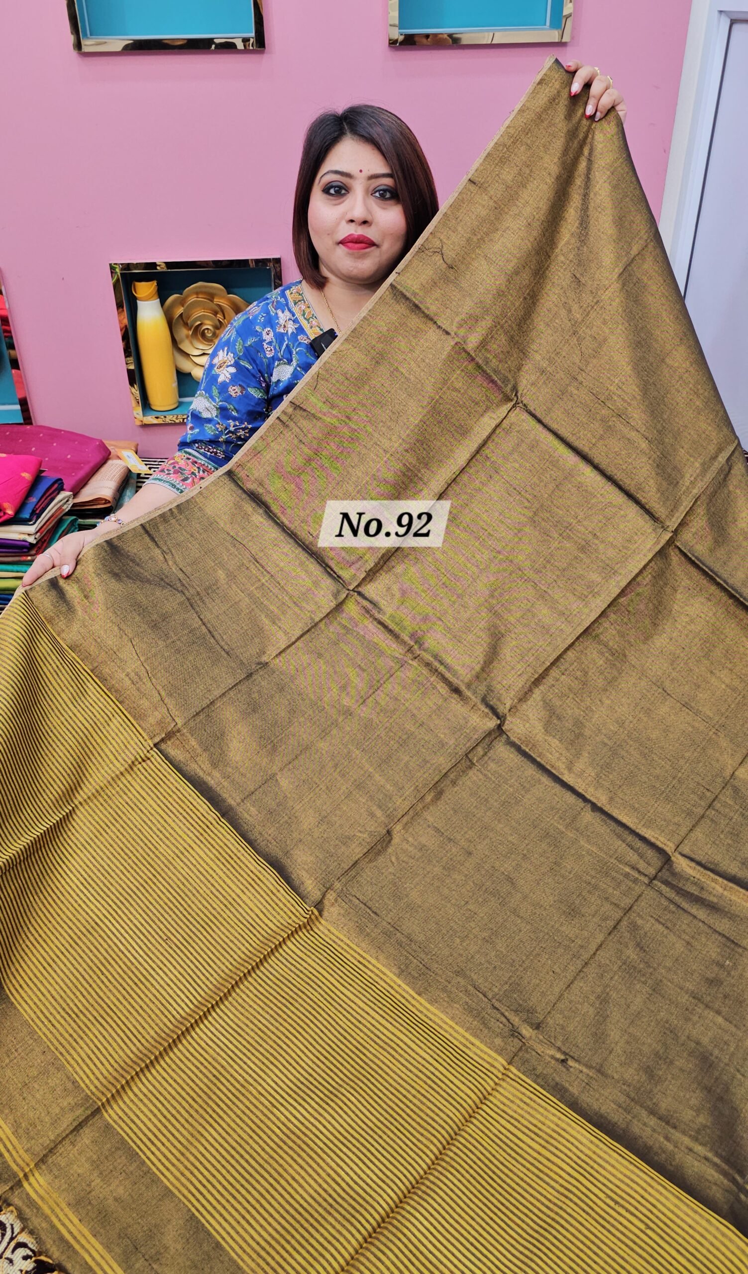 14TH APRIL 2NDLIVE - PURE BENGAL HANDLOOM SAREE (NO.92)