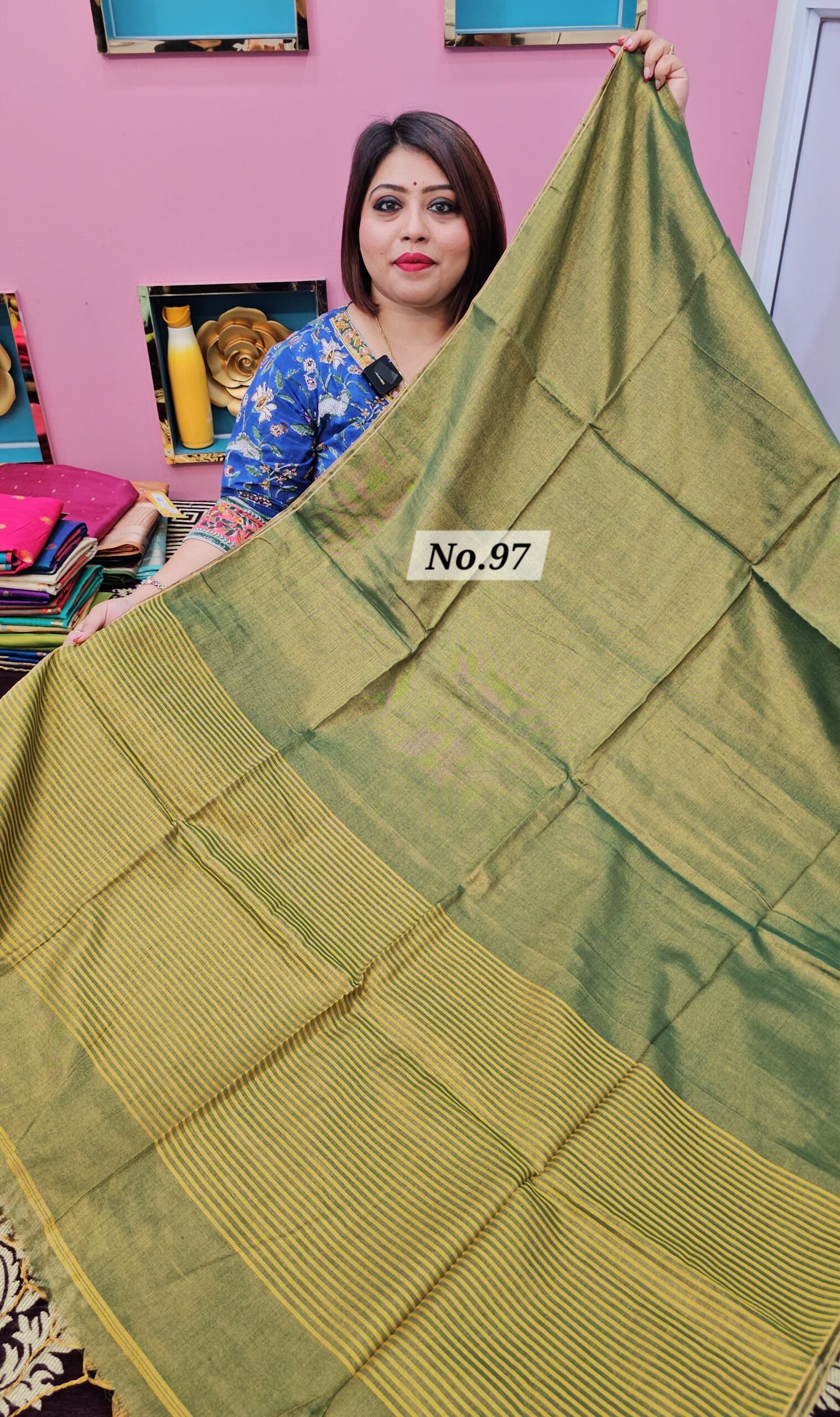 14TH APRIL 2NDLIVE - PURE BENGAL HANDLOOM SAREE (NO.97)