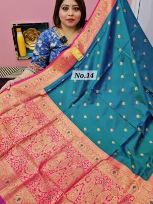14TH APRIL 2NDLIVE - SOFT SILK KANJIVARAM SAREE (NO.14)