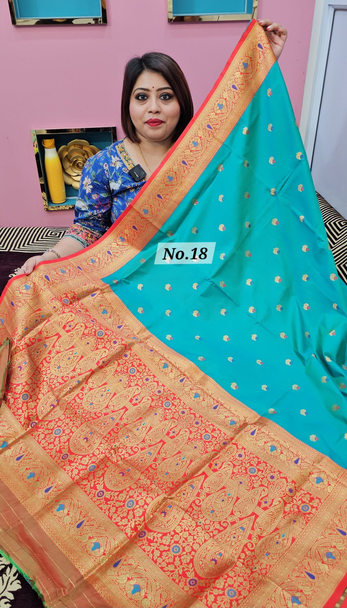 14TH APRIL 2NDLIVE - SOFT SILK KANJIVARAM SAREE (NO.18)