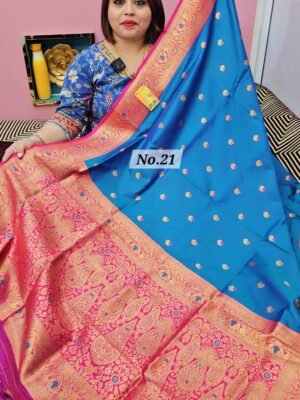 14TH APRIL 2NDLIVE - SOFT SILK KANJIVARAM SAREE (NO.21)