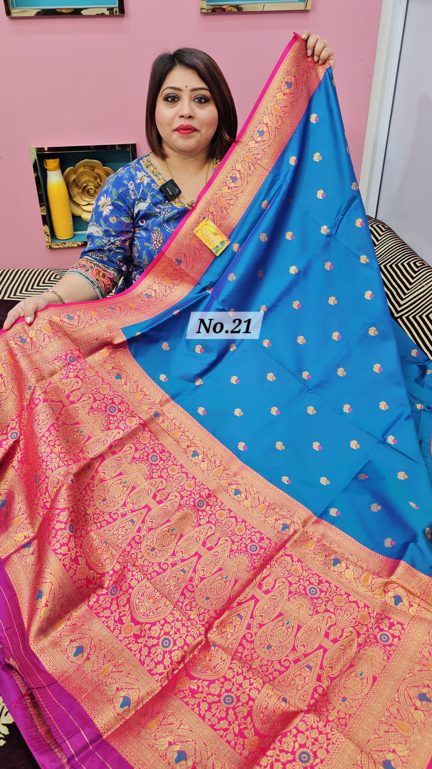 14TH APRIL 2NDLIVE - SOFT SILK KANJIVARAM SAREE (NO.21)