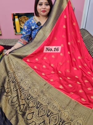 17TH APRIL 2ND LIVE - MUSHRU SILK BANARSI SAREE (NO.16)