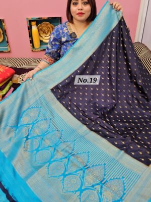 17TH APRIL 2ND LIVE - MUSHRU SILK BANARSI SAREE (NO.19)