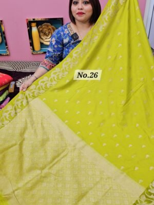 17TH APRIL 2ND LIVE - CREPE SILK BANARSI SAREE (NO.26)