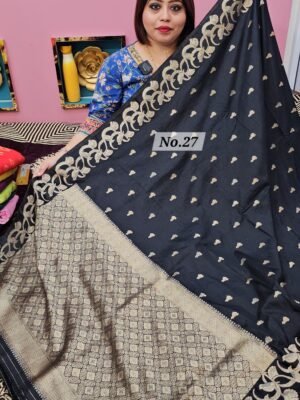 17TH APRIL 2ND LIVE - CREPE SILK BANARSI SAREE (NO.27)