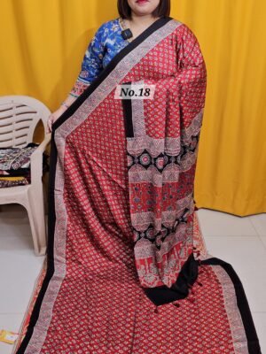 8TH APRIL 2NDLIVE – PURE AJRAKH MODAL SILK SAREE (NO.18)