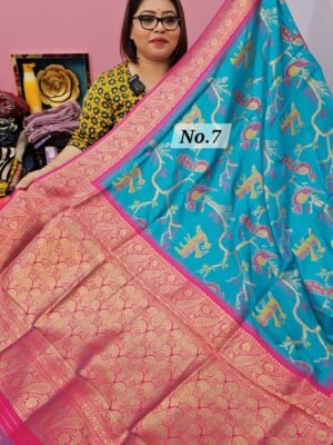 9TH APRIL LIVE – PATOLA SOFT SILK SAREE (NO.7)