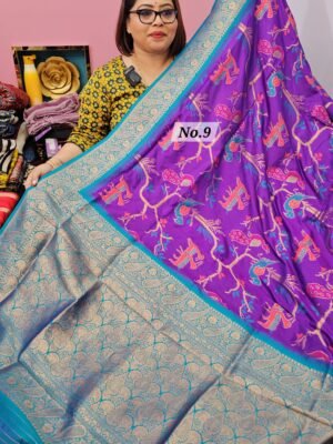 9TH APRIL LIVE – PATOLA SOFT SILK SAREE (NO.9)