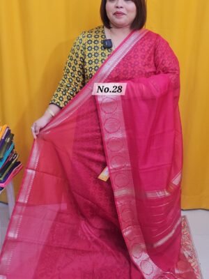 10TH APRIL 2ND LIVE – SEMI TUSSAR SOFT SAREE (NO.28)