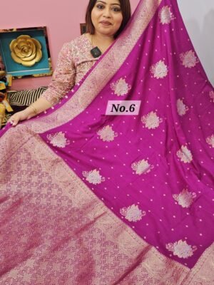 13TH APRIL LIVE - CREPE SILK BANARSI SAREE (NO. 6)