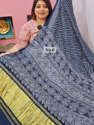 13TH APRIL LIVE - GAZZI MODAL LAGDI PATTA SAREE (NO. 6)