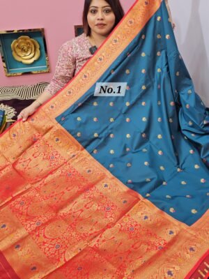 13TH APRIL LIVE - SOFT SILK KANJIVARAM SAREE (NO. 1)