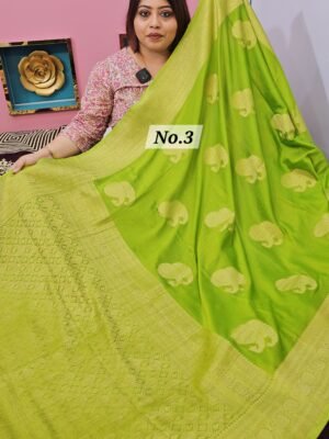 13TH APRIL LIVE - PURE CREPE KHADDI SAREE (NO. 3)