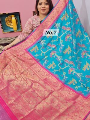 13TH APRIL LIVE - PATOLA SOFT SILK SAREE (NO. 7)