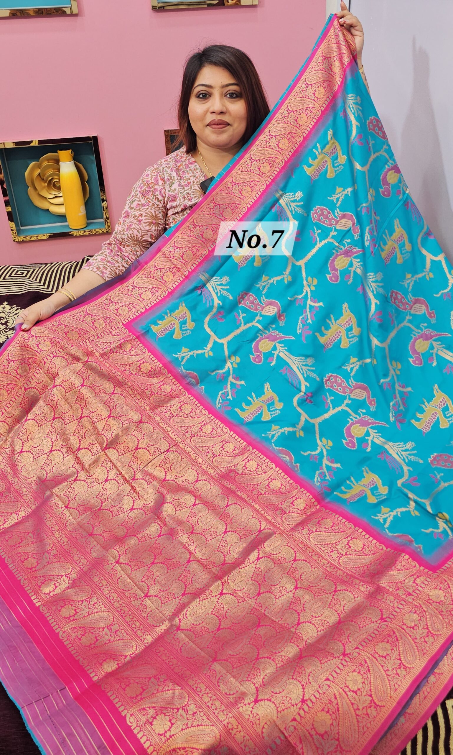 13TH APRIL LIVE - PATOLA SOFT SILK SAREE (NO. 7)