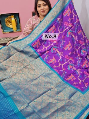 13TH APRIL LIVE - PATOLA SOFT SILK SAREE (NO. 9)
