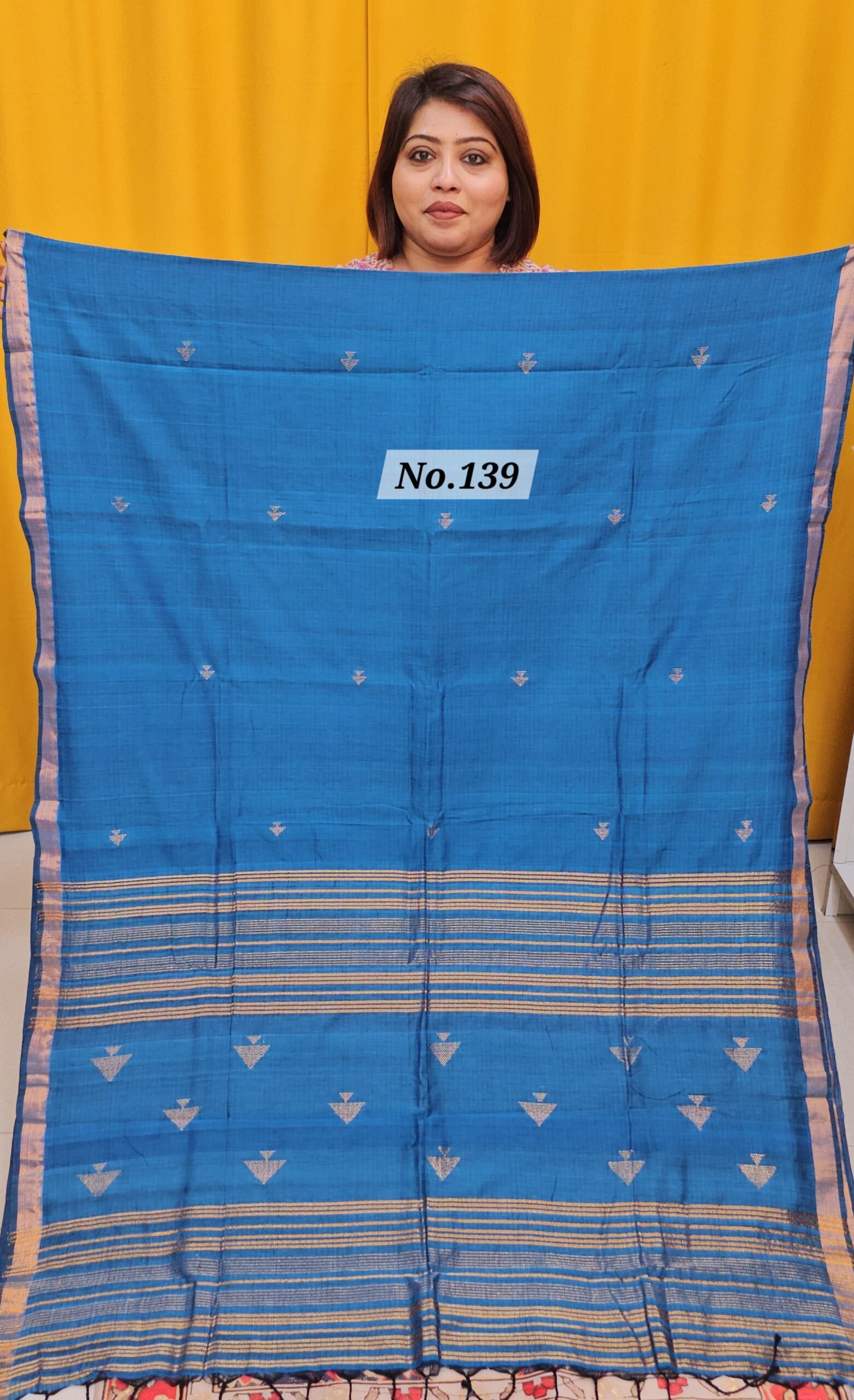 12TH APRIL LIVE - PURE BENGAL HANDLOOM SAREE (NO. 139)