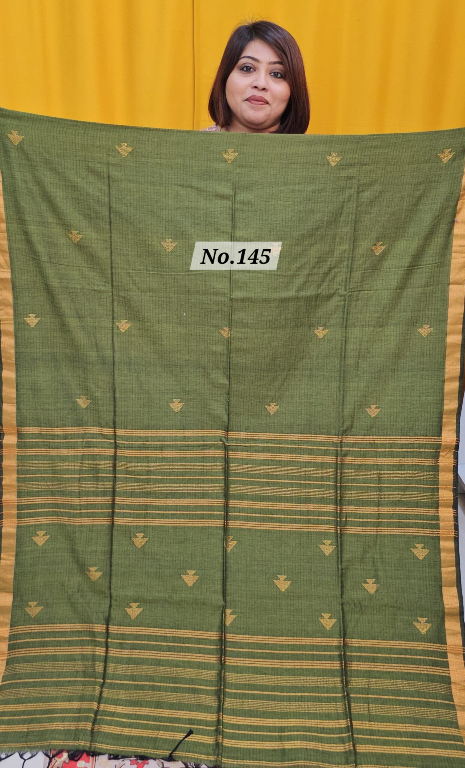 12TH APRIL LIVE - PURE BENGAL HANDLOOM SAREE (NO. 145)