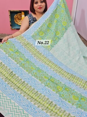 15TH APRIL LIVE - PURE MAL MAL SAREE (NO.22)