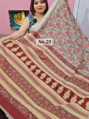 15TH APRIL LIVE - PURE MAL MAL SAREE (NO.23)