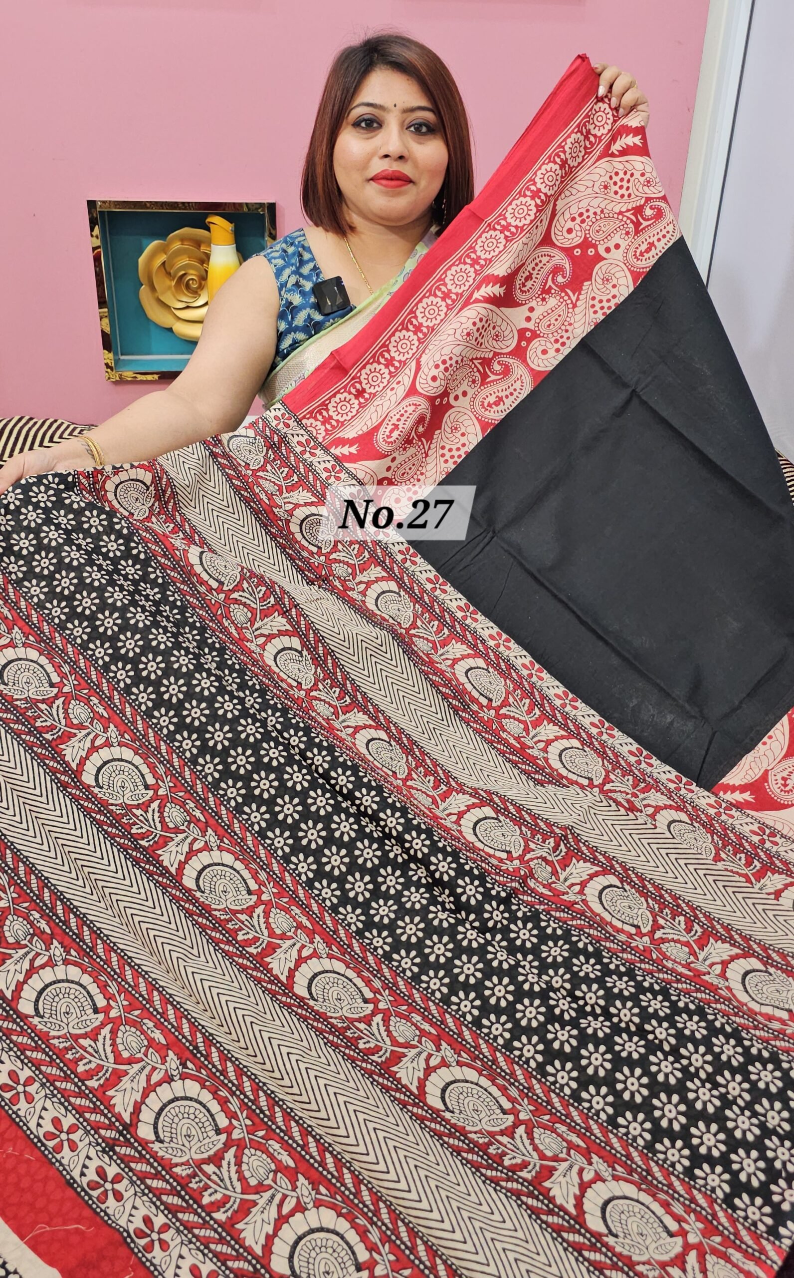 15TH APRIL LIVE - PURE MAL MAL SAREE (NO.27)