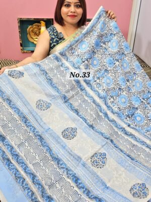 15TH APRIL LIVE - PURE MAL MAL SAREE (NO.33)