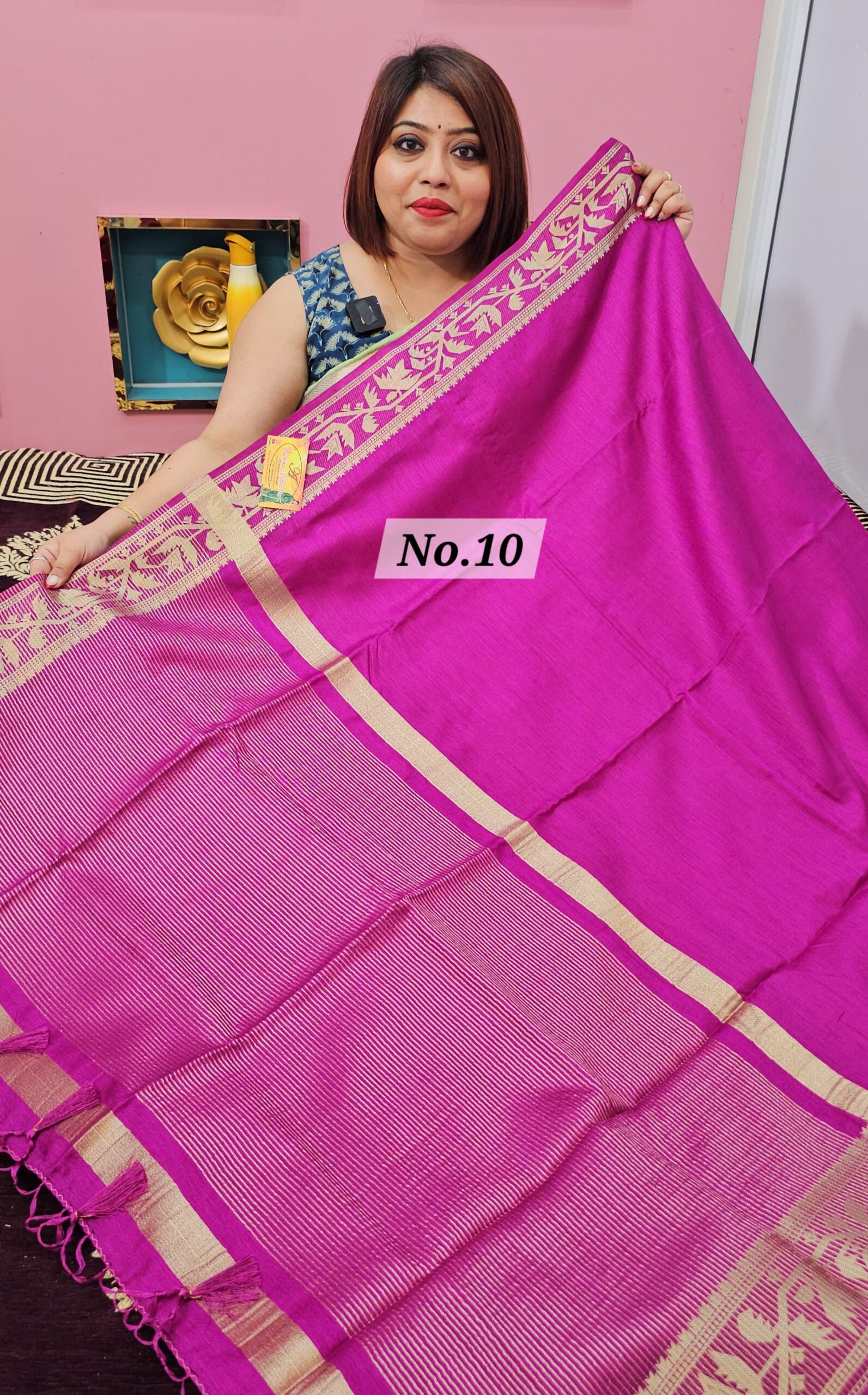 15TH APRIL LIVE - TUSSAR MATKA SAREE (NO.10)