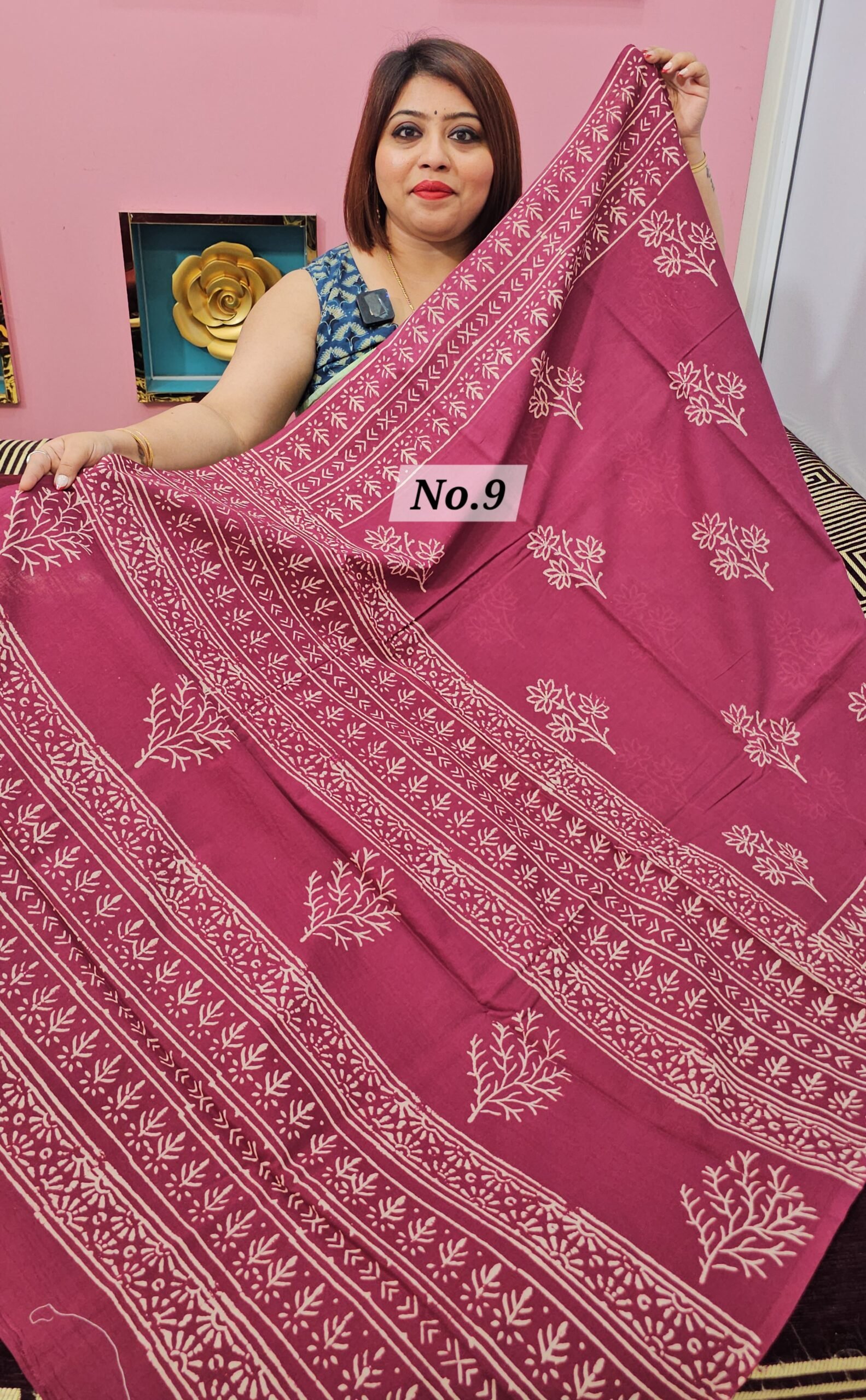 13TH APRIL 2NDLIVE - PURE MAL MAL SAREE (NO. 9)