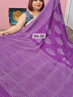 13TH APRIL 2NDLIVE - PURE MAL MAL SAREE (NO. 16)