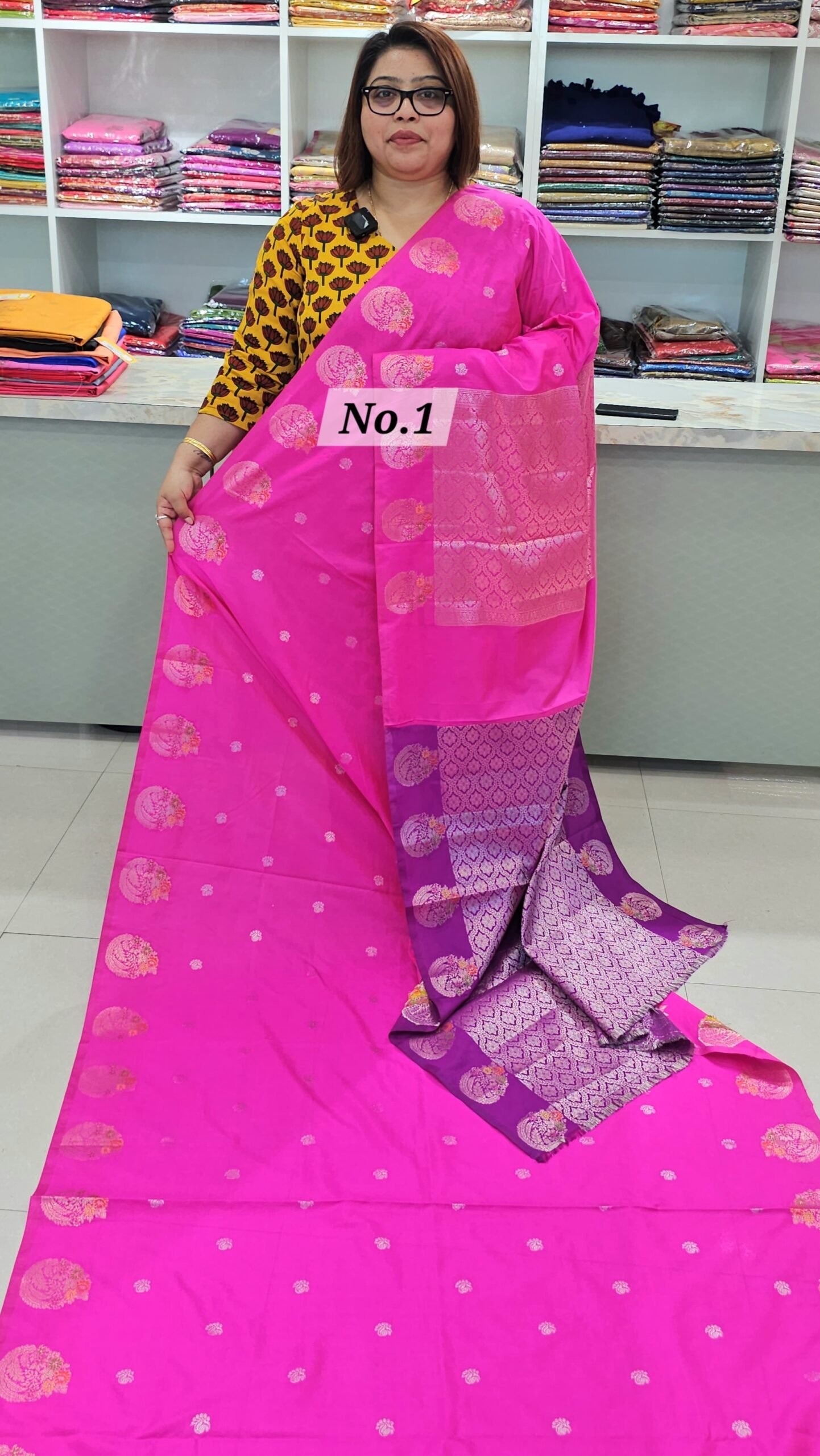 14TH APRIL LIVE - BANARAS SOFT SILK SAREE (NO.1)