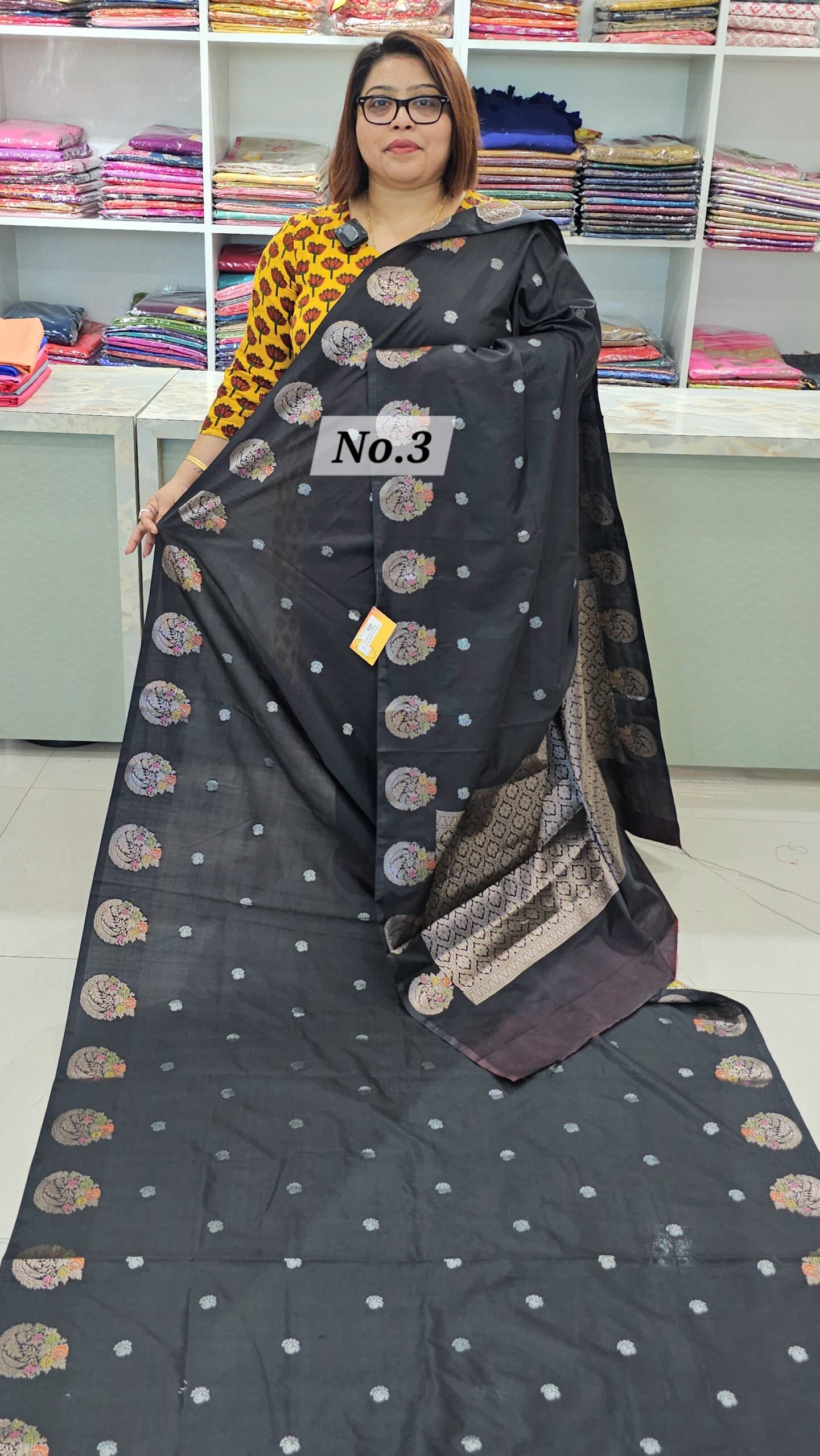 14TH APRIL LIVE - BANARAS SOFT SILK SAREE (NO.3)
