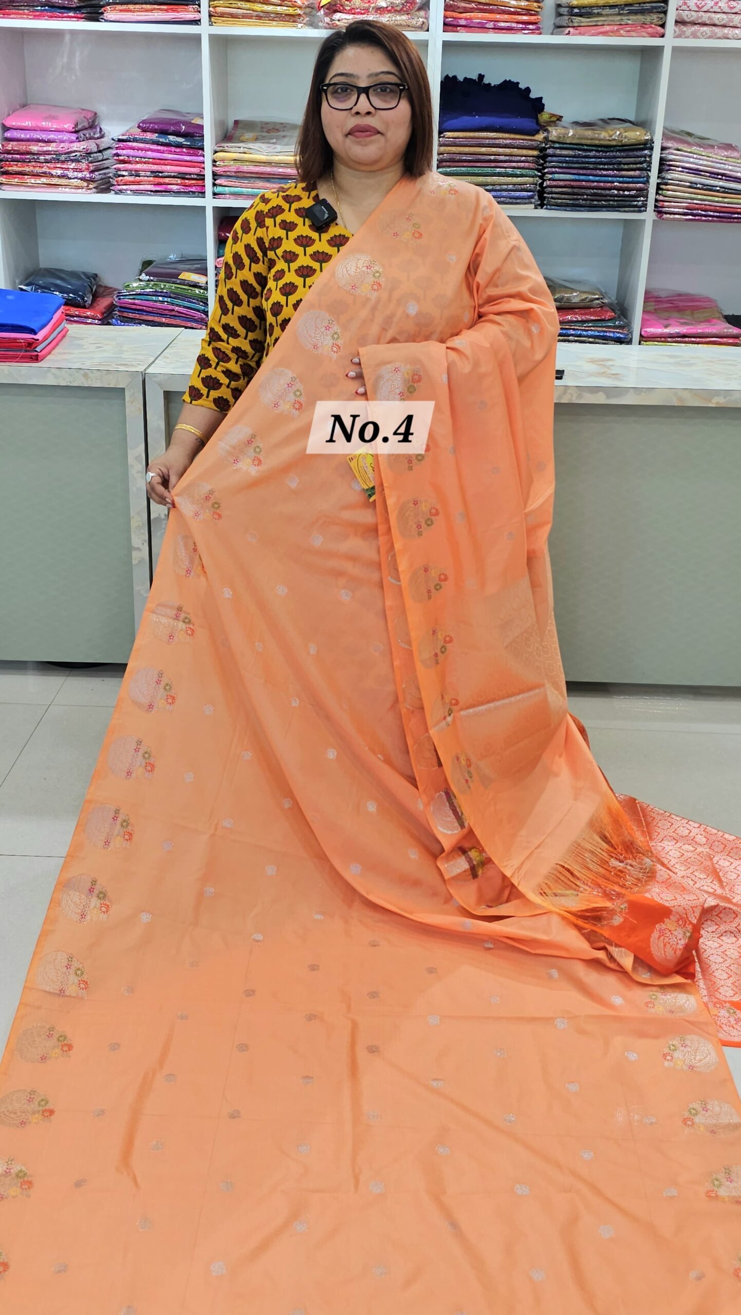 14TH APRIL LIVE - BANARAS SOFT SILK SAREE (NO.4)