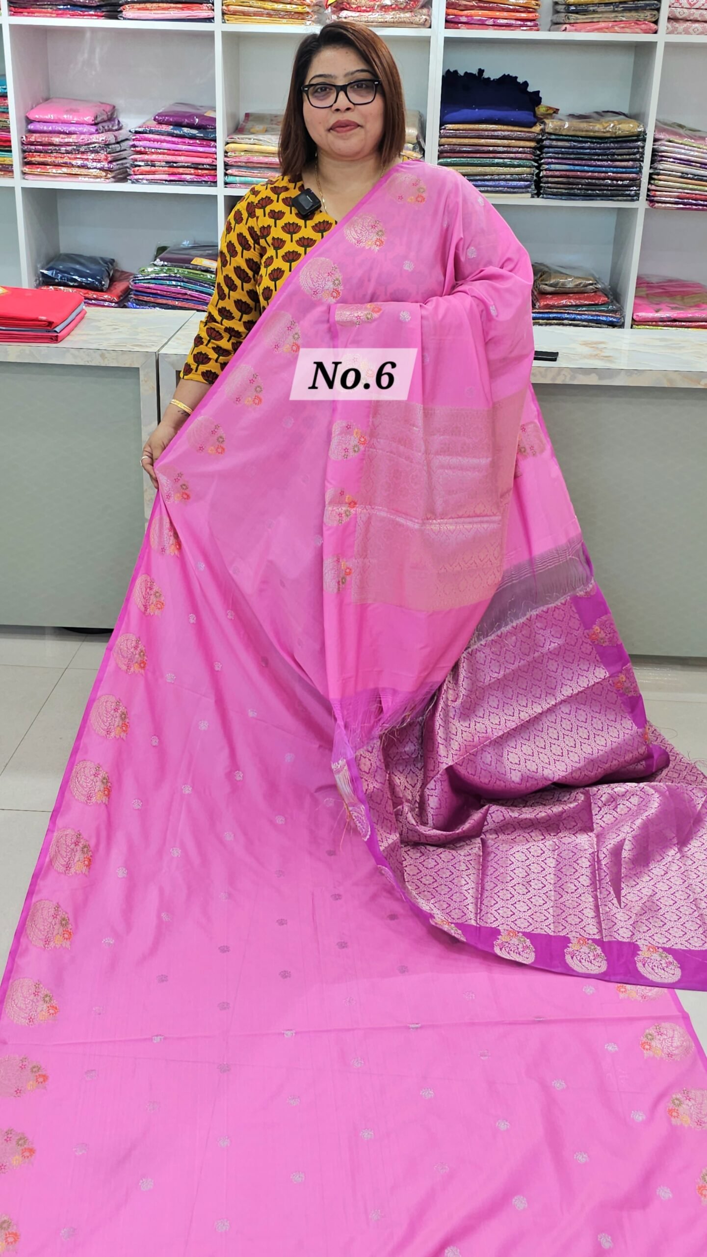 14TH APRIL LIVE - BANARAS SOFT SILK SAREE (NO.6)