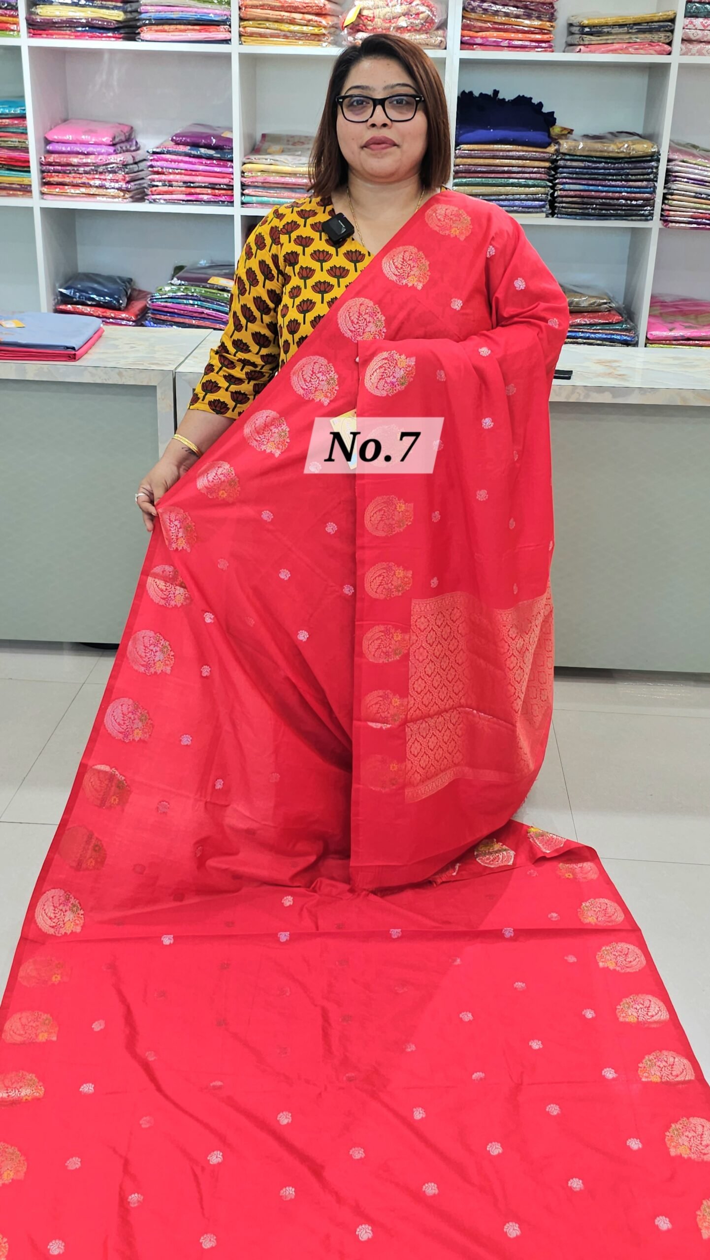 14TH APRIL LIVE - BANARAS SOFT SILK SAREE (NO.7)