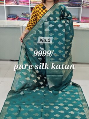 14TH APRIL LIVE - PURE SILK KATAN BANARSI SAREE (NO.2)