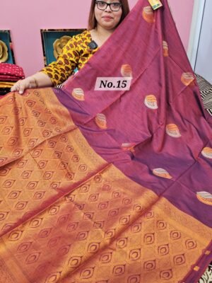 16TH APRIL LIVE - TUSSAR MATKA SAREE (NO.15)