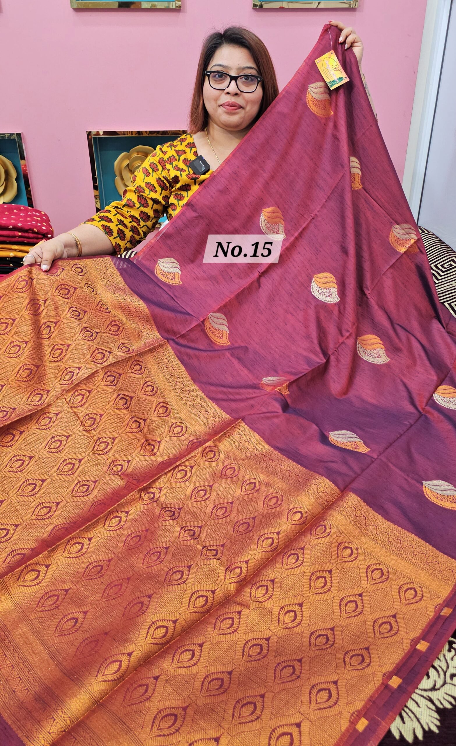 16TH APRIL LIVE - TUSSAR MATKA SAREE (NO.15)