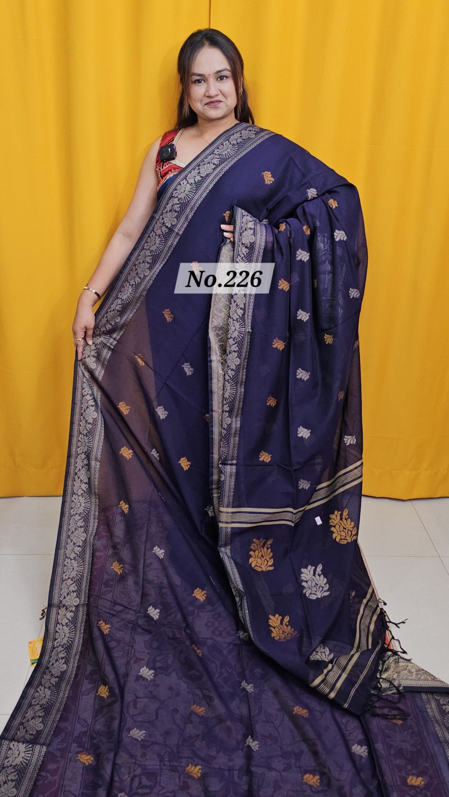 15TH APRIL 2NDLIVE - PURE BENGAL HANDLOOM SAREE (NO.226)