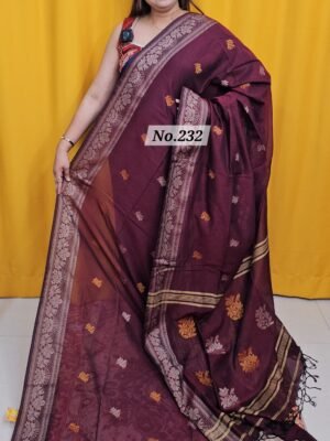 15TH APRIL 2NDLIVE - PURE BENGAL HANDLOOM SAREE (NO.232)