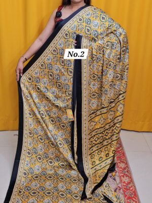 17TH APRIL LIVE - MIRROR CREPE MODAL SAREE (NO.2)