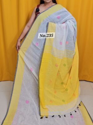 17TH APRIL LIVE - PURE BENGAL HANDLOOM SAREE (NO.235)