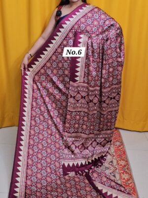 18TH APRIL LIVE - MIRROR CREPE MODAL SAREE (NO.6)