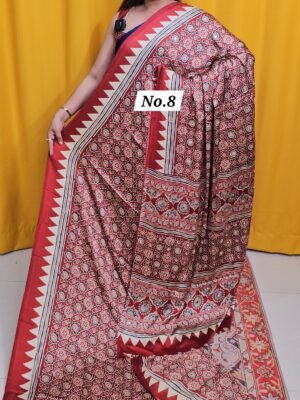 18TH APRIL LIVE - MIRROR CREPE MODAL SAREE (NO.8)
